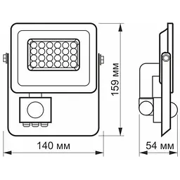 Прожектор Videx LED F2e 20W 5000K (VL-F2e205W-S) - мініатюра 6