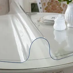М'яке скло Прозора силіконова скатертина на стіл Soft Glass Захист для меблів 3.3х1.0 м (Товщина 2мм) - мініатюра 3