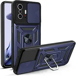 Чохол Ummi Camshield Serge Ring для Xiaomi 11T / 11T Pro Синій / Navy