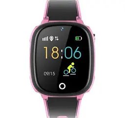 Подарунковий дитячий смарт-годинник Lemfo HW11 Aqua Plus з камерою і GPS-відстеженням Рожевий - мініатюра 3