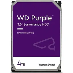 Жорсткий диск WD 4TB 3.5" 256MB SATA Purple Surveillance