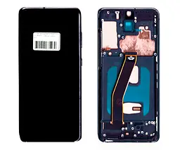 Дисплей Samsung G980 Galaxy S20/G981 TFT чорний + сера рамка
