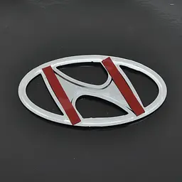 Емблема для Hyundai 128 x 65 мм Getz 3M скотч - мініатюра 2