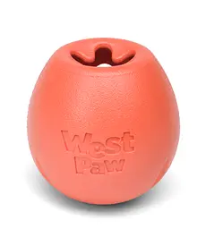 Іграшка для собак West Paw Zogoflex Rumbl для ласощів малий 8 см помаранчевий (BZ040MEL)