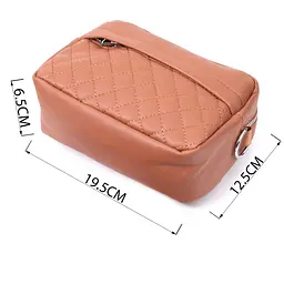 Жіноча сумка крос-боді з монетницею з екошкіри Vintage 22795 руда - мініатюра 7