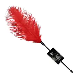 Лоскотка зі страусиним пером Art of Sex Feather Tickler, червона - мініатюра 1