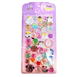 Набір 3D-наліпок "Тікі мрії" Tiki Wiki 25ESE009-03 серії Crystal
