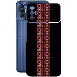 Защитная пленка StatusSKIN для Tecno Spark 8p KG7n Корпус Винил Вышиванка 2
