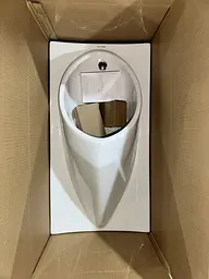 Пісуар підвісний Mixxus Premium Bevel-1005 380x420x750 мм з краном для пісуара MP6664, Білий - мініатюра 9