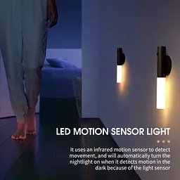 Ліхтар акумуляторний W-52 з датчиком руху LED - мініатюра 4