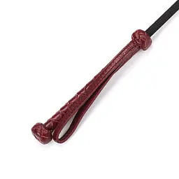 Шльопалка-сердечко Liebe Seele Wine Red Riding Crop with Heart-Shape Tip - мініатюра 2