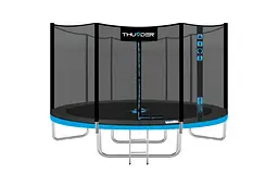 Батут із внутрішньою сіткою THUNDER OUTSIDE PRO 14FT 427 см Black/Blue