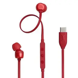 Навушники JBL Tune 310C USB-C Red (JBLT310CRED)