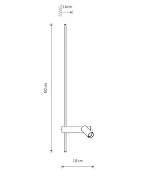 Настінний світильник, бра Nowodvorski 11578 Easy Left GU10 MR11 10W | LED 11W 3000K 450Lm IP20 Білий - мініатюра 7