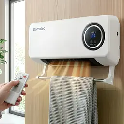 Тепловентилятор настінний DOMOTEC MS-5963 2000 Вт із сушаркою для рушників та пультом ДК - мініатюра 2