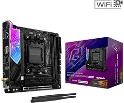 Материнська плата AsRock B850I Lightning WiFi (B850I Lightning WiFi) (Socket AM5, AMD B850, Mini-ITX) - мініатюра 5