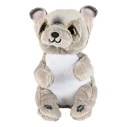 М'яка іграшка TY Beanie Bellies Сірий пес Wilfred 12 см (43111) - мініатюра 2