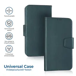 Чохол до мобільного телефона XoKo Book Universal Smartphone 6.0-6.2" Green (XK-UNCS-GR62) - мініатюра 11