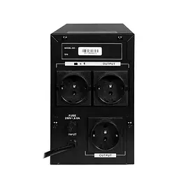 Джерело безперебійного живлення KRF-1200VA/720W(LED) UPS Kraft (42-00005) - мініатюра 6