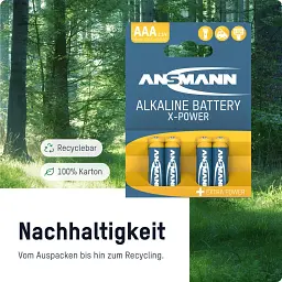 Батарейка Ansmann X-Power AAA/LR03 BL 4шт - мініатюра 10