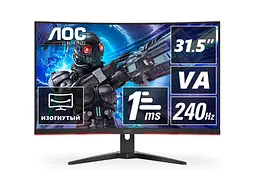 Монітор AOC C32G2ZE/BK