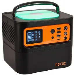 Портативна електростанція Tig Fox T500, 500 Вт (540Wh), чиста синусоїда, літій-іонна батарея