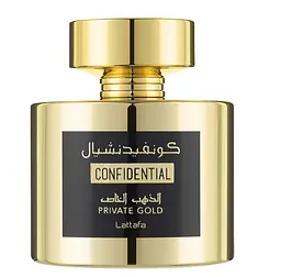 Парфумована вода оригінал Lattafa Perfumes Confidential Private Gold 100 мл - мініатюра 2