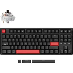Клавіатура Keychron C3 Pro 87 Key RGB Hot-Swap K Pro Brown Switch Black [C3PH3_KEYCHRON] [120909] - мініатюра 3
