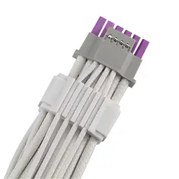Кабель для відеокарти Asus ROG Equalizer 12V-2x6 ATX 3.1 PCIe 5.1 White (90YE00BP-B0QA00) - мініатюра 4
