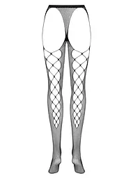 Колготки Obsessive Tights S233 S/M/L чорний - мініатюра 6