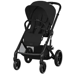 Прогулянкова коляска Cybex Gold Balios S Lux BLK Moon Black з бампером + Люлька Cybex S Moon Black чорна - мініатюра 2