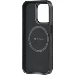Чохол-накладка Pitaka MagEZ Case Pro 4 Twill 600D Black/Grey для iPhone 15 Pro Max (KI1501PMPA) - мініатюра 4