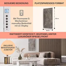 Інфрачервоний обігрівач Klarstein Santorini Smart (10041819) - мініатюра 6