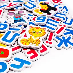 Абетка Vladi Toys магнітна з дошкою, укр. мова (VT5412-01) - мініатюра 8