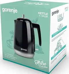 Електрочайник Gorenje 1.7 л Strix контроль чорний kuh0015336 - мініатюра 7
