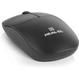 Комп'ютерна мишка Real-El RM-313W Wireless Black (EL123200042) - мініатюра 4