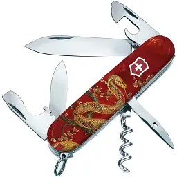 Ніж Victorinox Swiss Army Spartan Zodiac. Золота змея