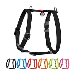Шлея для собак WAUDOG Waterproof Н-подібна анатомічна XL чорна (32451)