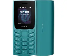 Телефон мобільний кнопковий Nokia 105 DS 2023 TA-1557 морська хвиля (1GF019CPG6C01) - мініатюра 2