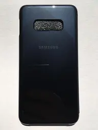Оригінальний чохол-книжка Official S-View Clear View Cover EF-ZG970CBEGRU для Samsung Galaxy S10e (5.8") Чорний - мініатюра 7