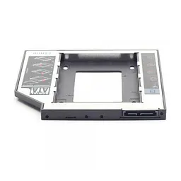 Шасі для ноутбука Gembird підключення HDD 2.5" в відсік приводу ноутбука SATA/mSATA 12mm