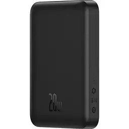 Зовнішній акумулятор Baseus Magnetic Mini 20W 10000mAh Black [PPCX070001] [95395] - мініатюра 3
