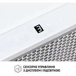 Витяжка телескопічна Perfelli TLS 6763 WH 1100 LED Sensor - мініатюра 4
