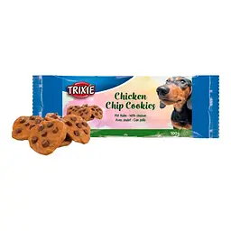 Ласощі для собак Trixie Chicken Chip Cookies, печиво та курка, 100 г (31651) - мініатюра 2