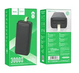 Зовнішній акумулятор Hoco J111B Smart Charge Power Bank (30000mAh) - мініатюра 4