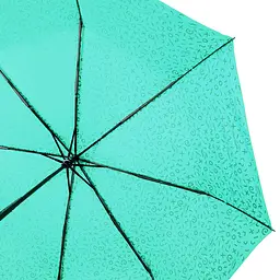 Жіноча складана парасолька механічна H.DUE.O 99 см бірюзова - мініатюра 3