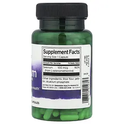 Селен Swanson Selenium 100 mcg 200 капсул - мініатюра 2