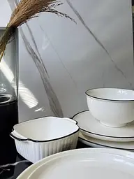 Салатник з ручками 15x12x5.5 см Вінтажний 450 мл - мініатюра 4