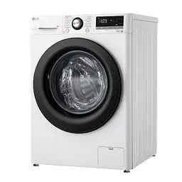 Пральна машина LG фронтальна 9 кг 1400 A+++ 57 см дисплей пара інвертор білий - мініатюра 5