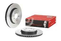 Диск гальмівний передній вентильований Chrysler 300c, Lancia Thema 04-25р Brembo (09.A404.11) - мініатюра 2